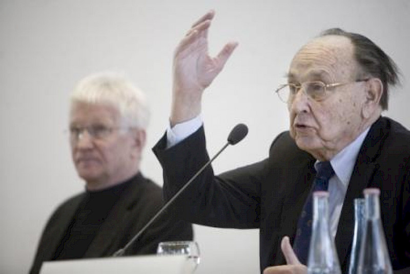 Wolfgang Eichwede und Hans-Dietrich Genscher