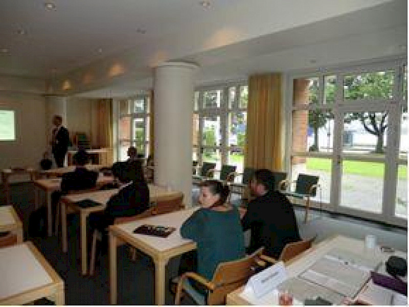 Blick vom Internationalen Begegnungszentrum zur Kieler Förde